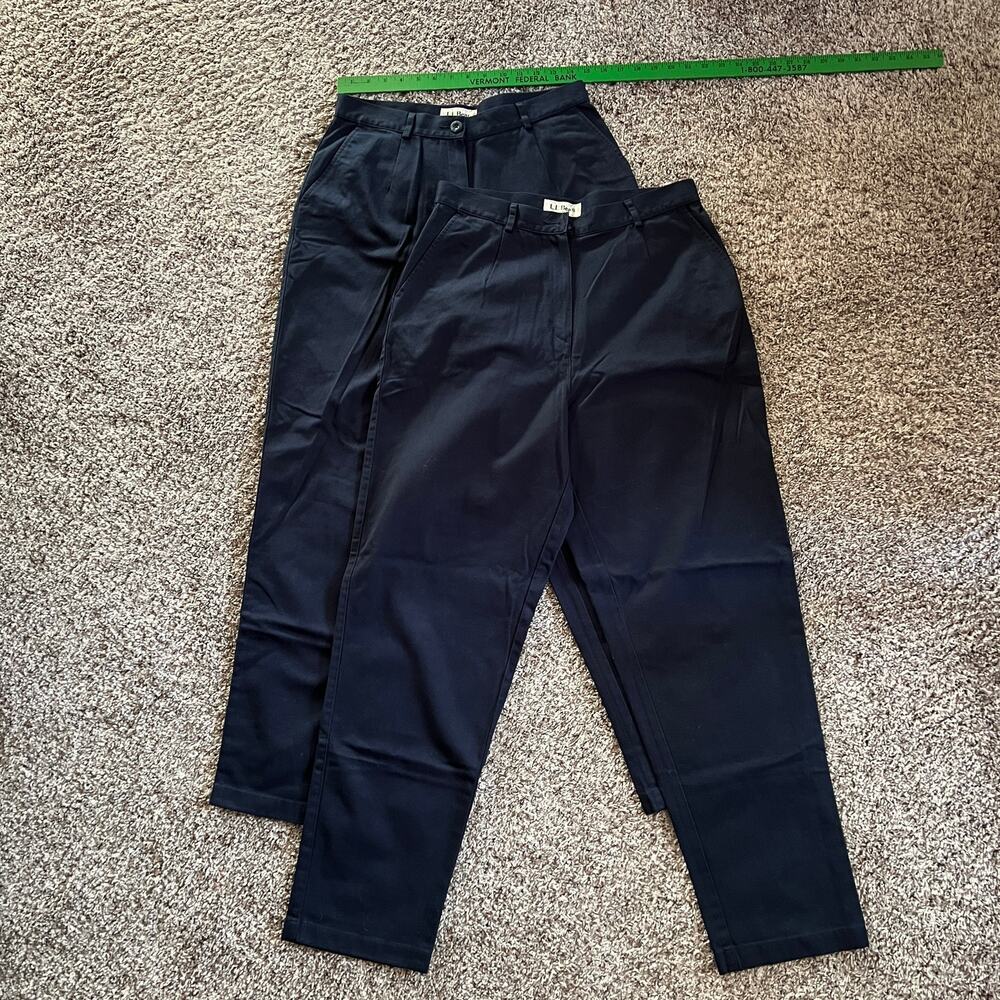NWOT L.L. Bean Bundle (2) Women Blue Original Fit Pants
